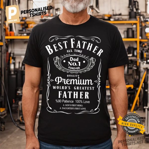 Best Father All Time No.1 Dad Shirt, happy fathers day gifts 2