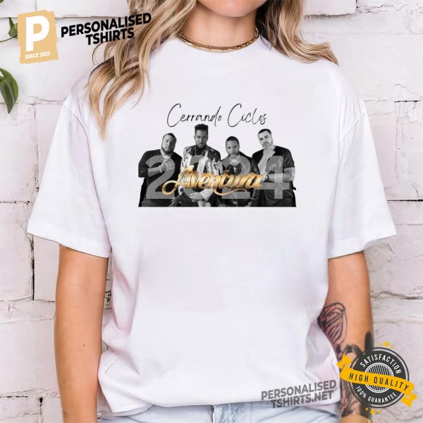 Cerrando Ciclos 2024 Aventura Tour Bachata Music Shirt 2