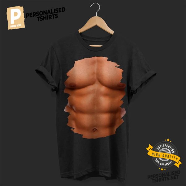 Chest Six Pack Muscles Bodybuilder Shirt 2