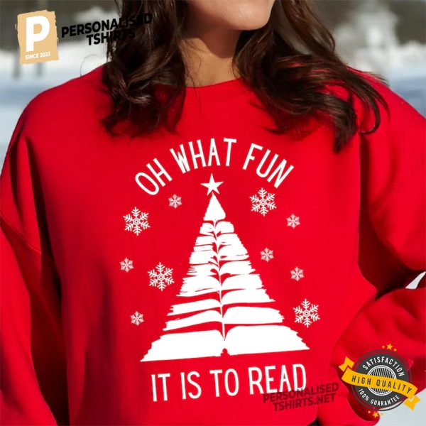 Christmas Tree Book Book Loverschristmas tee shirts 2