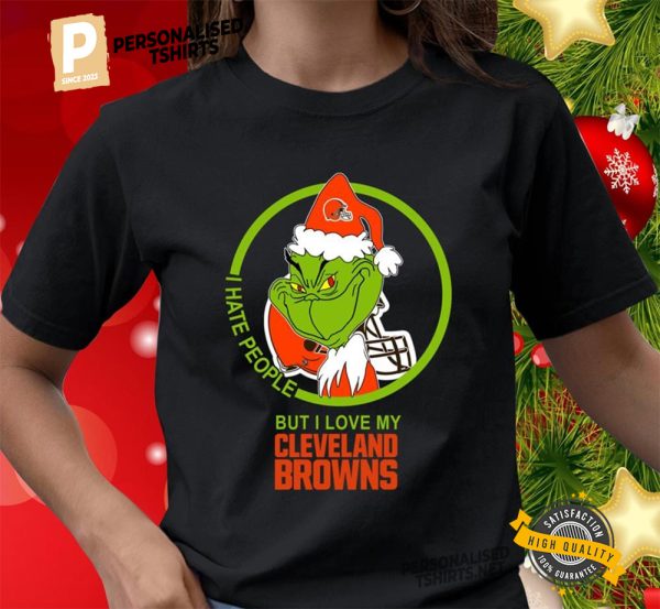 Cleveland Browns NFL grinch christmas shirts 1