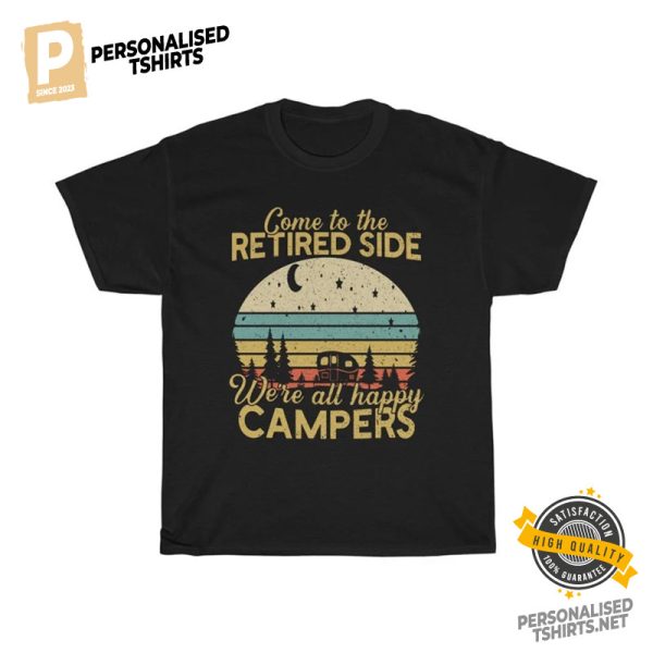 Come To The Retired Side Vintage Retirement Shirt 3