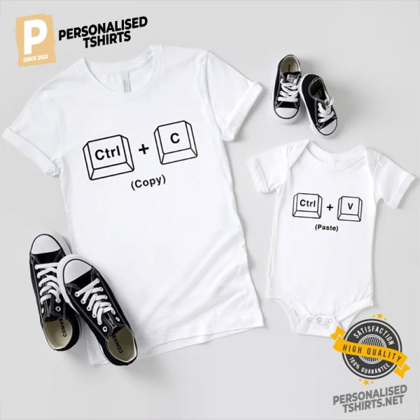 Copy Paste Like Father Like Son, father and son shirts 1