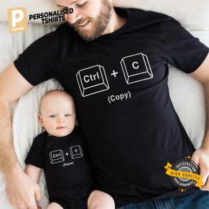 Copy Paste Like Father Like Son, father and son shirts