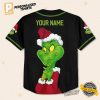 Custom The Grinch Christmas Baseball Jersey