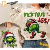 Ew People Kick Your Ass Retro Christmas The Grinch 2 Sided Shirt 3