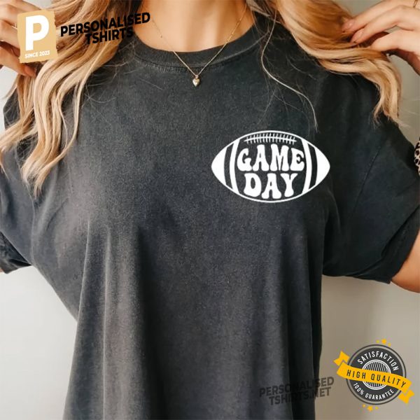 Game Day Era Football for Women Comfort Colors Shirt 3