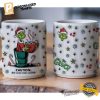 Inflated Grinch Christmas Santa Claus Coffee Mug 2