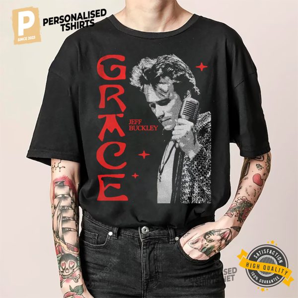 Jeff Buckley Grace Music Retro T Shirt 2