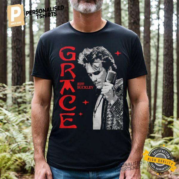 Jeff Buckley Grace Music Retro T Shirt 3