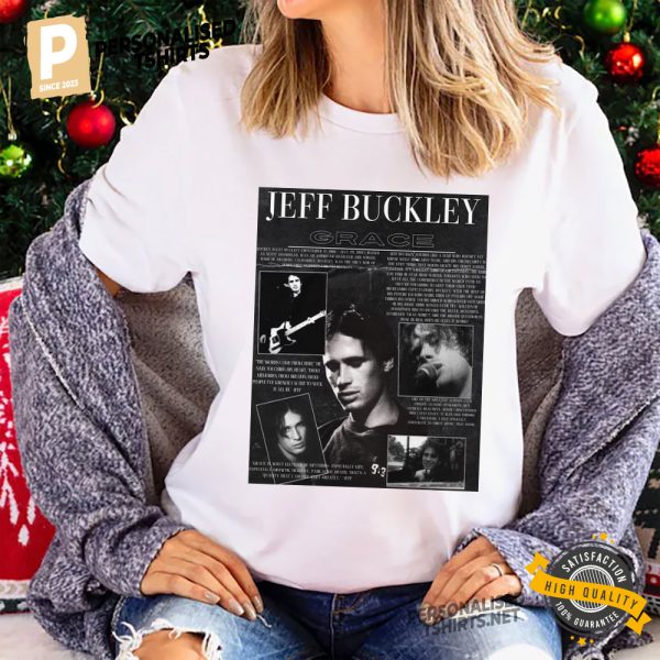 Jeff Buckley t shirt, Grace Album Gift for fan 1