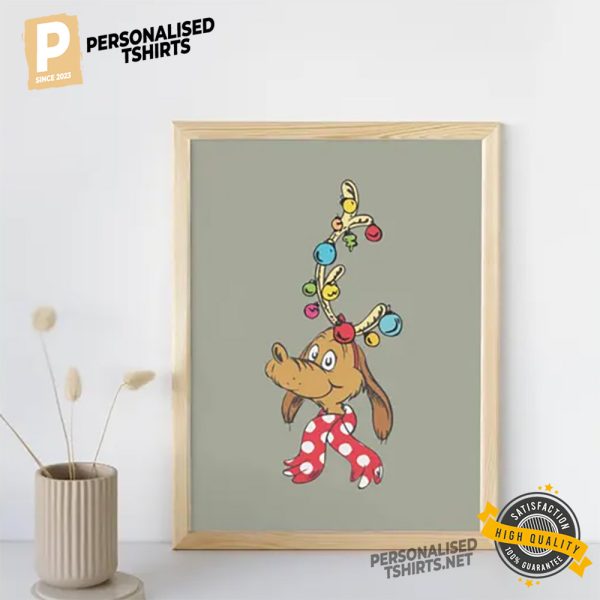 Max The Grinch Pet Christmas Poster 2