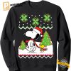 Peanuts Santa Snow Snoopy and Woodstock T shirt 1