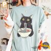 Ramen Cat Anime Cat Comfort Colors T shirt 2