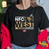 San Francisco 49ers 2023 NFC West Division Champions logo shirt 2