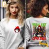 Thug Life Santa Claus Streetwear Christmas 2 Sided T shirt 2