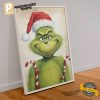 Vintage Grinch Christmas Candy Cane Poster 2