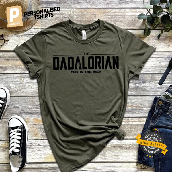 gift ideas for father, dadalorian shirt 3