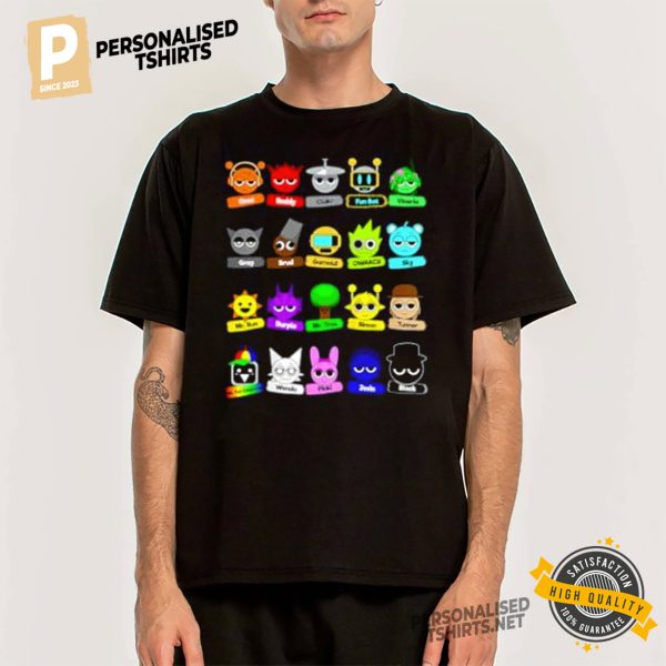 All Sprunki 2025 T shirt 1