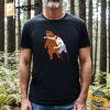 Bear Fighting Funny Camping T shirt 1