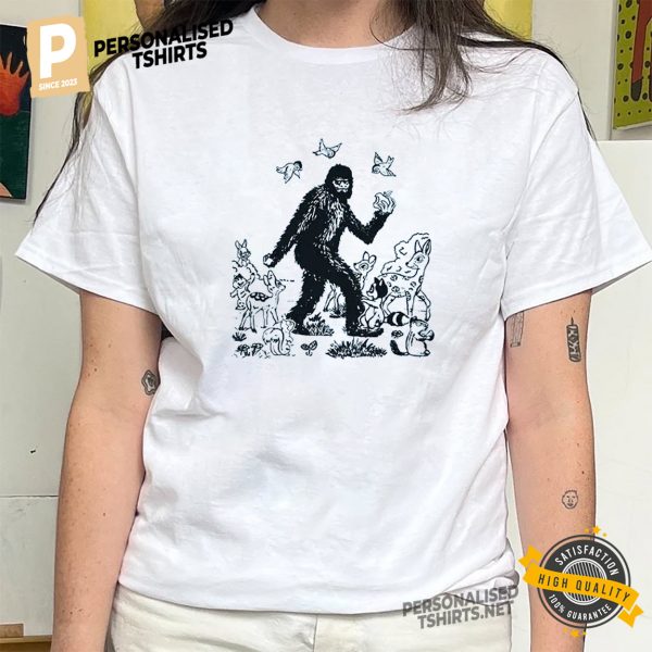 Bigfoot King Of Jungle Funny Meme T shirt 2