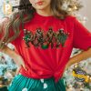 Bigfoots Santa Christmas Comfort Colors T shirt 1