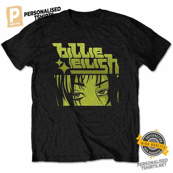 Billie Eilish Anime t shirt 1