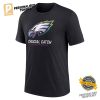 Black Philadelphia Eagles 2024 NFL T Shirt 2