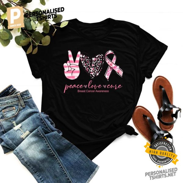 Breast Cancer Awareness Social Love Shirt