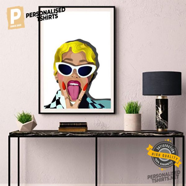 Cardi B Inspired Art Print Music Poster