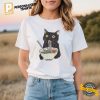 Cat Eating Ramen Vintage Funny Cat Shirt