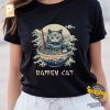 Cat Ramen The Great Wave Japanese Art Shirt 1