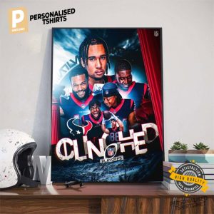 Congratulations Clinched NFL Poster