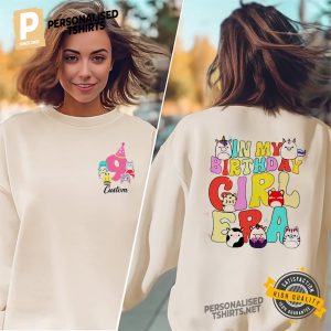 Custom Squishmallow Birthday 2 side Shirt