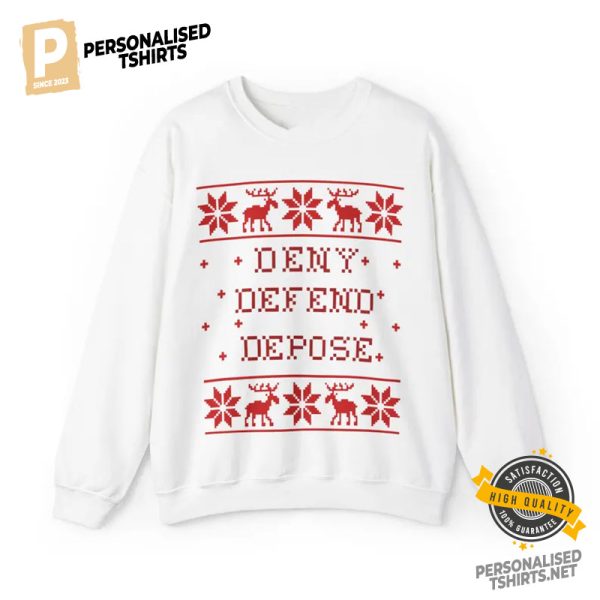 DENY DEFEND DEPOSE xmas shirt 1