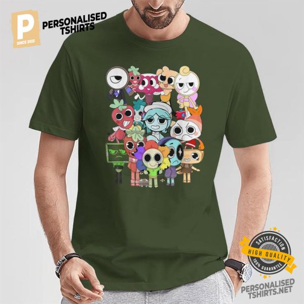 Dandy's World Roblox Horror Game T shirt 