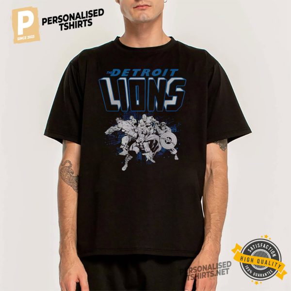 Detroit Lions Food Marvel T shirt