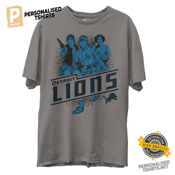 Detroit Lions Rebels Star T Shirt 1