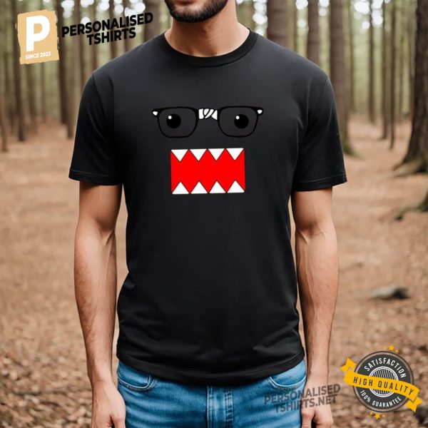 Domo Nerd Broken Glasses T shirt 2