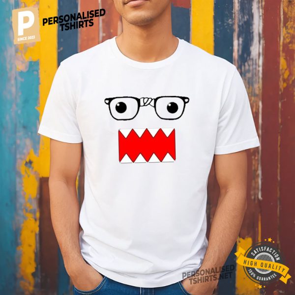 Domo Nerd Broken Glasses T shirt 3