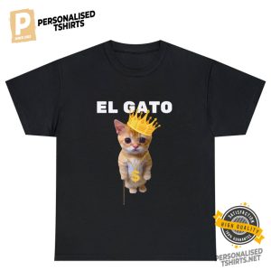 El Gato Meme Sad Cat Funny Comfort Colors Tee 4