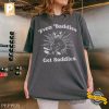 Even Baddies Get Saddies Cat Lover Comfort Colors Shirt 2