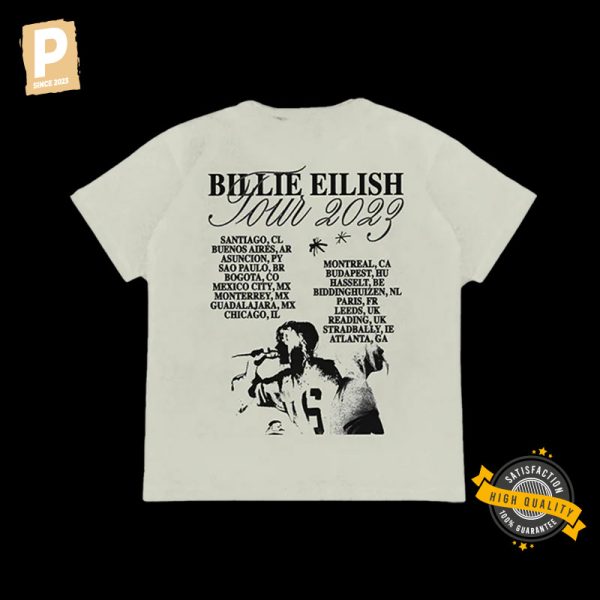 Explain It Off Tour Billie Eilish 2 side Shirt 2