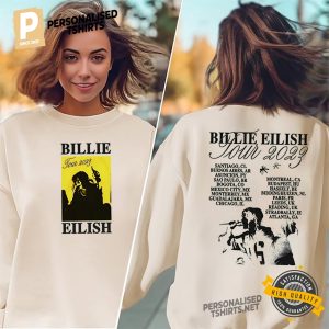 Explain It Off Tour Billie Eilish 2 side Shirt