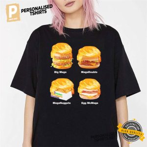 Food Burgers X Trump hair Big Maga shirt