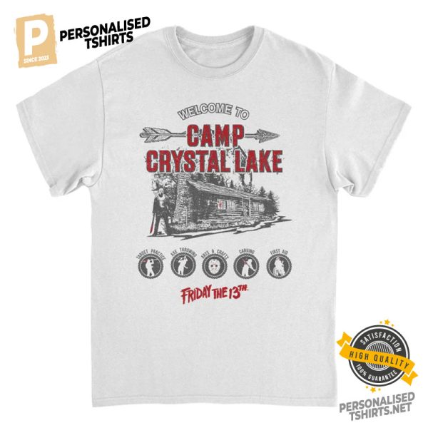 Friday the 13th Camp Crystal Lake T shirt 1