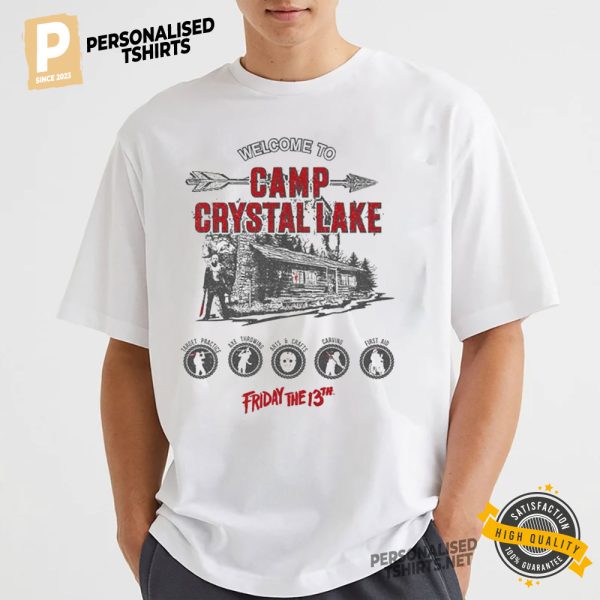 Friday the 13th Camp Crystal Lake T shirt