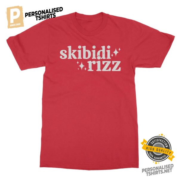 Funny Christmas Skibidi Rizz Comfort Colors Shirt 2