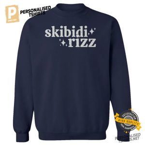 Funny Christmas Skibidi Rizz Comfort Colors Shirt