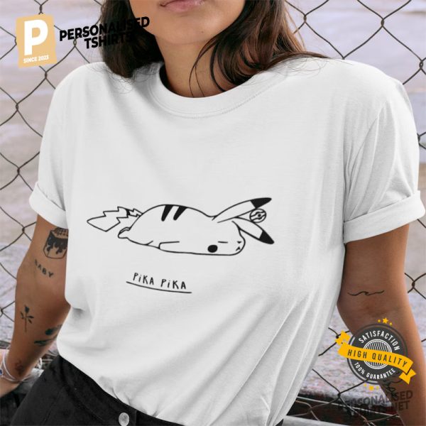 Funny Pika Pika Pikachu T shirt